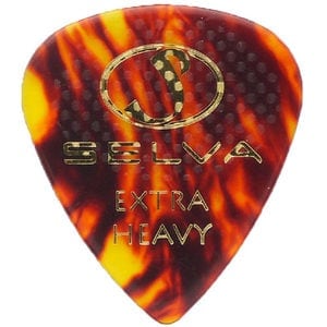 SELVA / Rubber Grip Pick Tear Drop Extra Heavy （ラバー滑り止め付） Shell