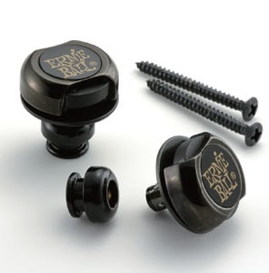 ERNIE BALL / 4601 Black Super Locks Black ストラップロック 【福岡店】