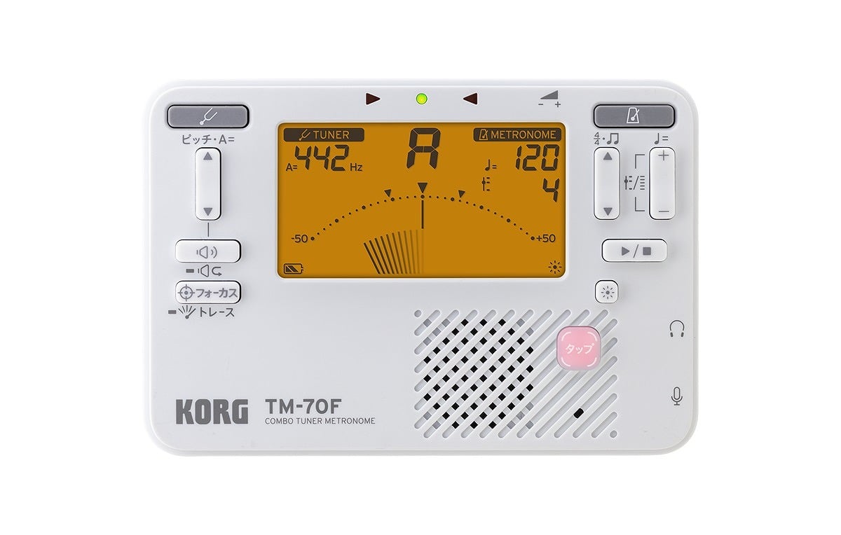 KORG / TM-70F WH White Combo Tuner Metronome コルグ チューナー