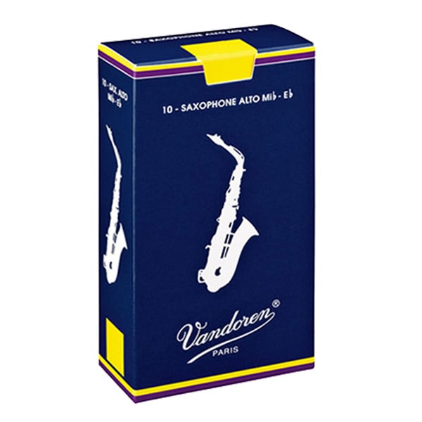 Vandoren / アルトサックス リード 青箱 10枚入 トラディショナル  3 (ノナカ正規品) 【福岡店】