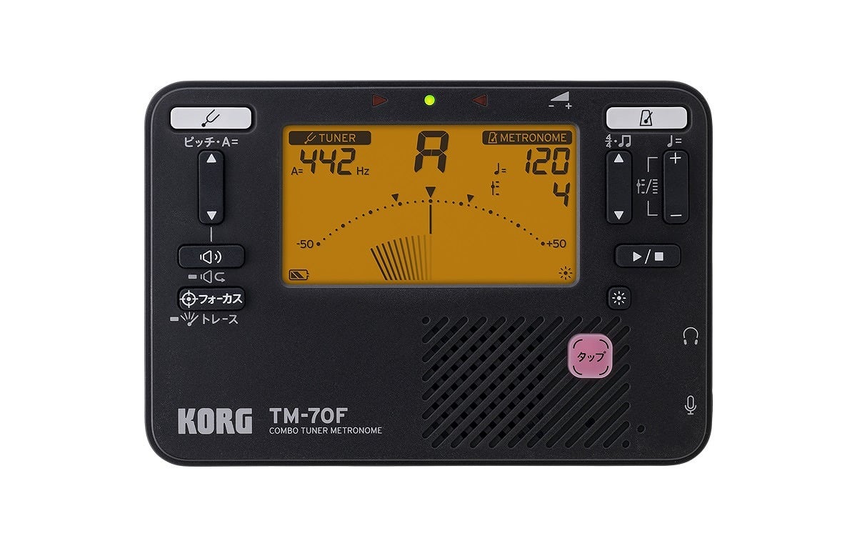 KORG / TM-70F BK Black Combo Tuner Metronome チューナー