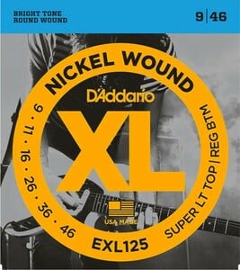 D'Addario / EXL125 Super Tops・Reg.Bottom 09-46 エレキギター弦 【福岡店】