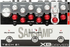 《セール品》TECH21 / XB DRIVER ベース用DI プリアンプ サンズアンプ 【国内正規品】【展示品アウトレット特価】