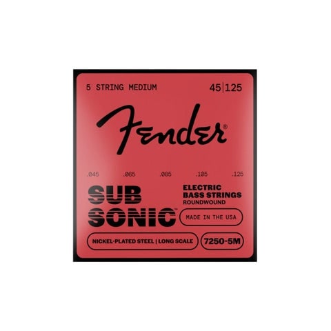 Fender / SubSonic 7250 Bass Strings Nickel Plated Steel Long Scale 7250-5M .045-.125 Gauges 5弦用 フェンダー 【福岡店】