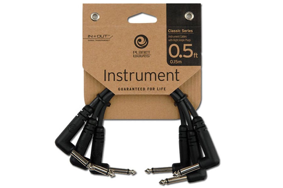 Planet Waves by D’Addario / Classic Series Instrument Patch Cables PW-CGTP-305 (15cm L-L 3pack) 【福岡店】