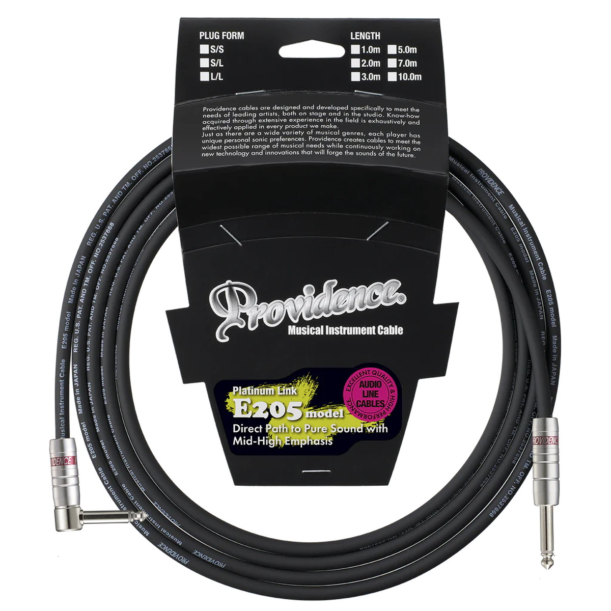 Providence / E205 3.0M S/L EF 59ers Straight - Angled プロビデンス シールド/ケーブル 【福岡店】