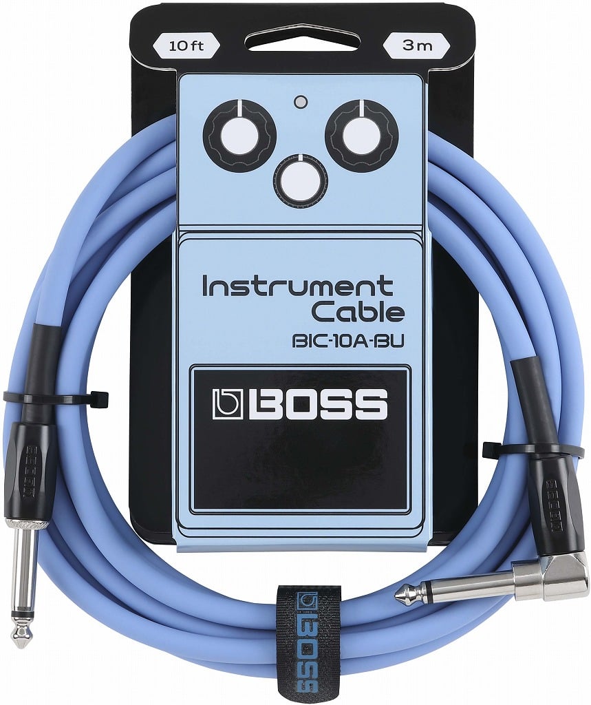 BOSS / BIC-10A-BU Instrument Cable ブルー ボス ギターケーブル ギターシールド 3m 3メートル 【福岡店】