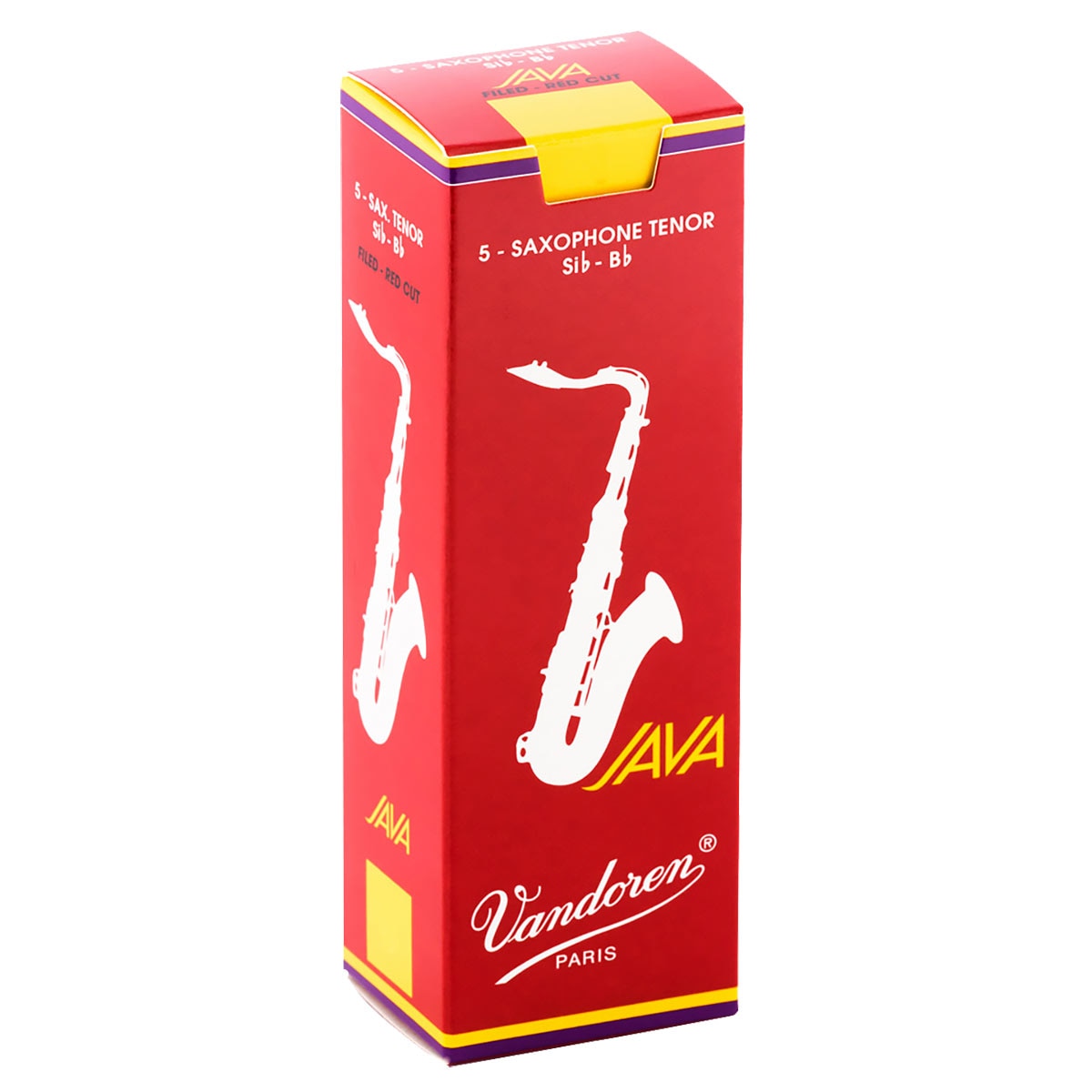 Vandoren / テナーサックスリード JAVA RED バンドレン 5枚入 ファイル