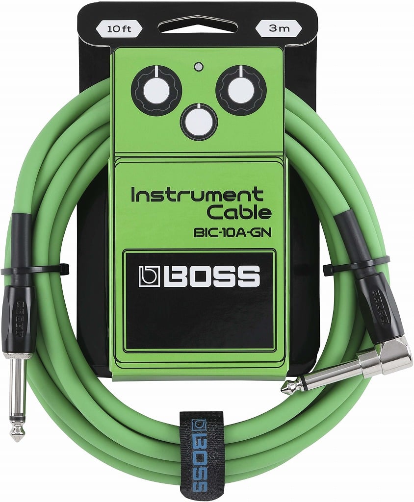 BOSS / BIC-10A-GN Instrument Cable グリーン ボス ギターケーブル ギターシールド 3m 3メートル 【福岡店】