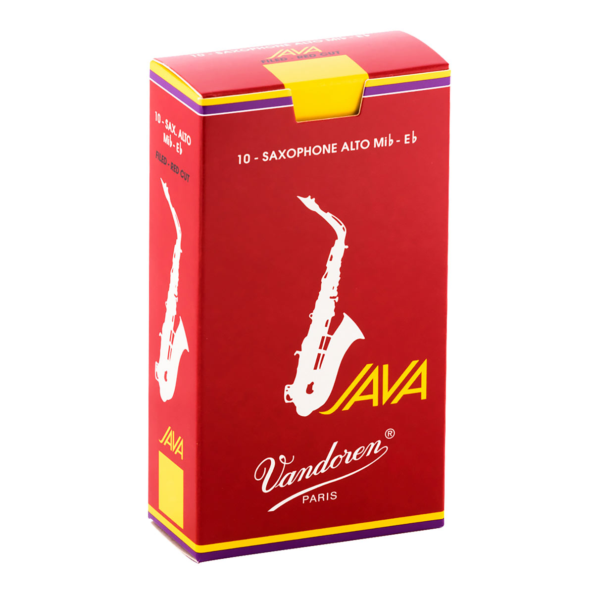 Vandoren / アルトサックス リード JAVA RED 10枚入 ファイルドカット