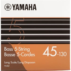 YAMAHA / GSB45-5 5STRINGS 045-130 LONG SCALE NICKEL ニッケルワウンド 5弦ベースギター弦 ロングスケール 【福岡店】