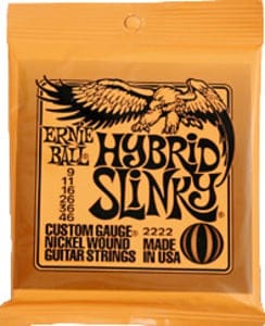 ERNiE BALL / #2222 HYBRiD SLiNKY 09-46 エレキギター弦 【福岡店】