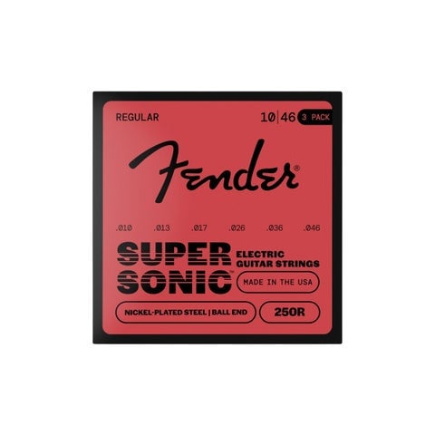 Fender / SuperSonic 250R Nickel-Plated Steel Guitar Strings - 3 Pack フェンダー 10-46 エレキギター弦 【福岡店】
