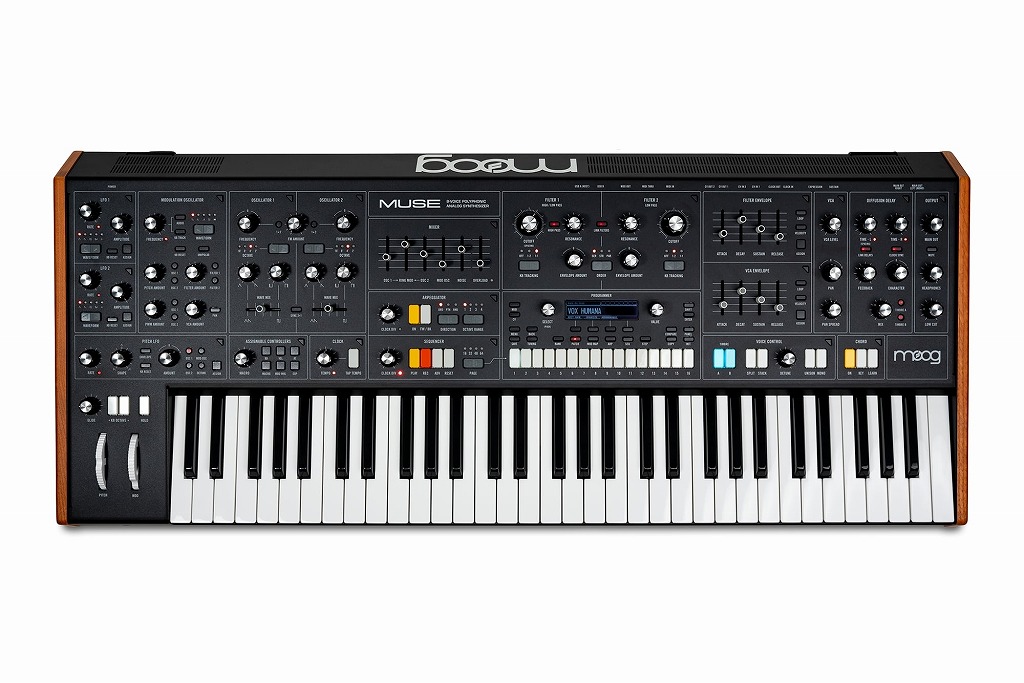 moog / Muse ボイス・アナログ・バイティンブラル・ポリフォニック