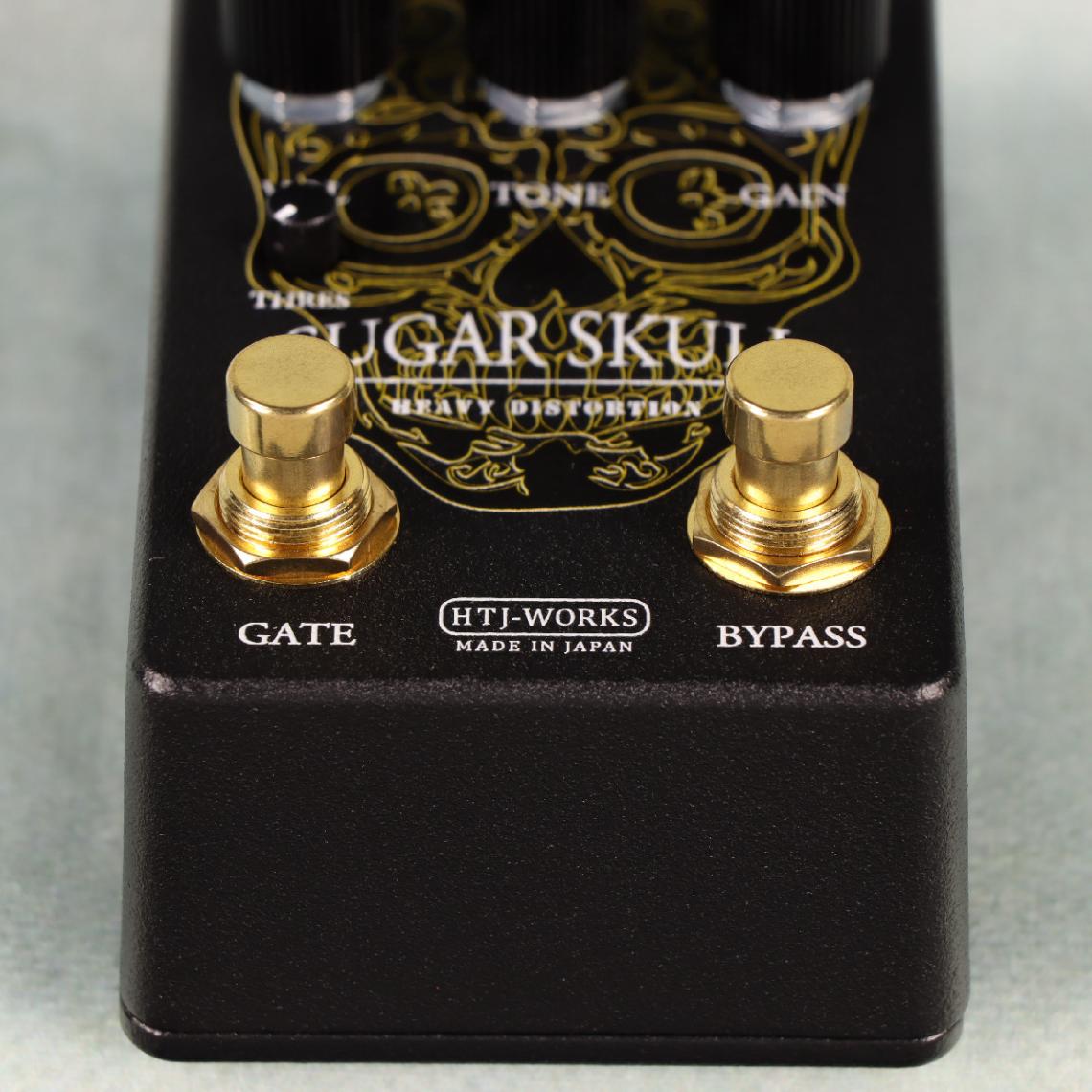 セール品》HTJ-WORKS / SUGAR SKULL HEAVY DISTORTION GOLD LINE SKULL