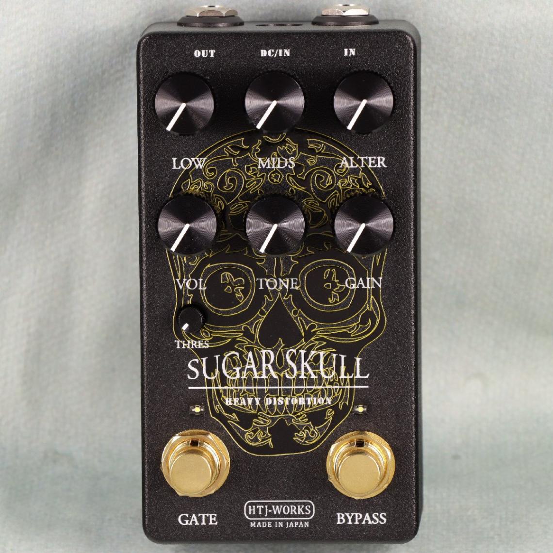 ギター HTJ Works Sugar Skull Heavy Distortion セール品》HTJ-WORKS / SUGAR SKULL HEAVY DISTORTION GOLD LINE SKULL