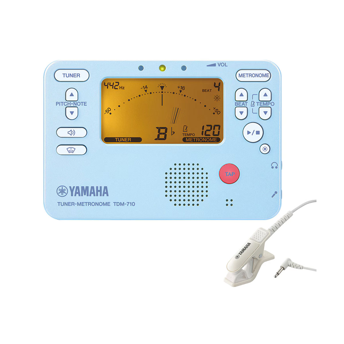 YAMAHA / TDM-710BLM ヤマハ チューナーメトロノーム ブルー マイク