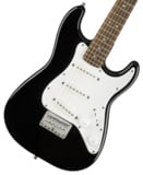 《WEBSHOPクリアランスセール》Squier / Mini Strat Laurel Fingerboard Black ミニギター エレキギター