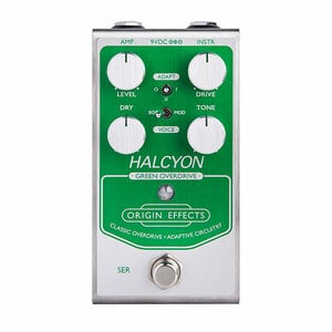 ［TS808 TubeScreamerインスパイア］ORIGIN EFFECTS / Halcyon Green Overdrive オーバードライブ オリジンエフェクツ 【国内正規品】