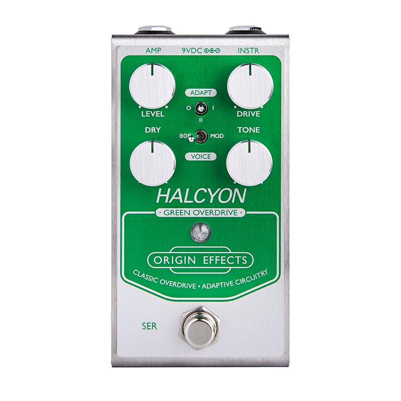 TS808 TubeScreamerインスパイア］ORIGIN EFFECTS / Halcyon Green