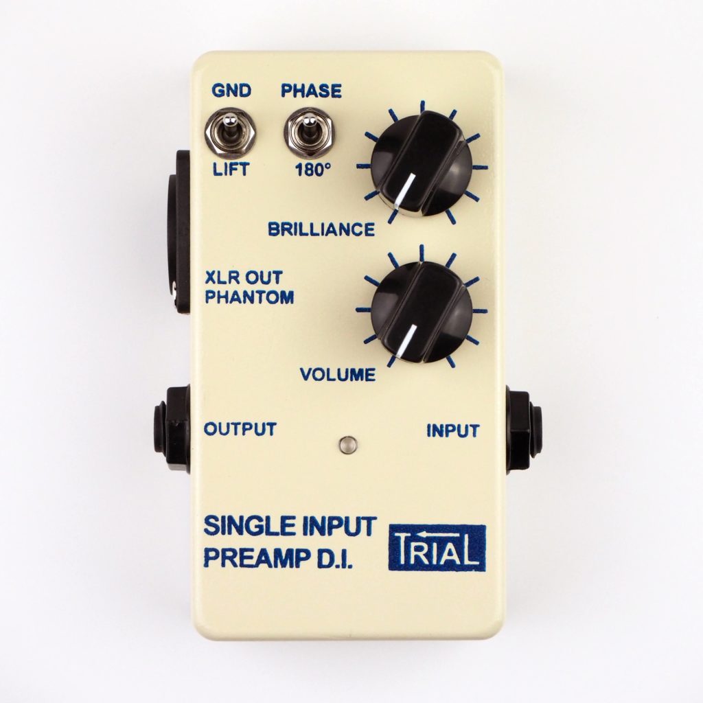 ギター TRIAL SINGLE INPUT PREMP DI TRIAL / SINGLE INPUT PREAMP D.I. プリアンプ トライアル 日本製 Made