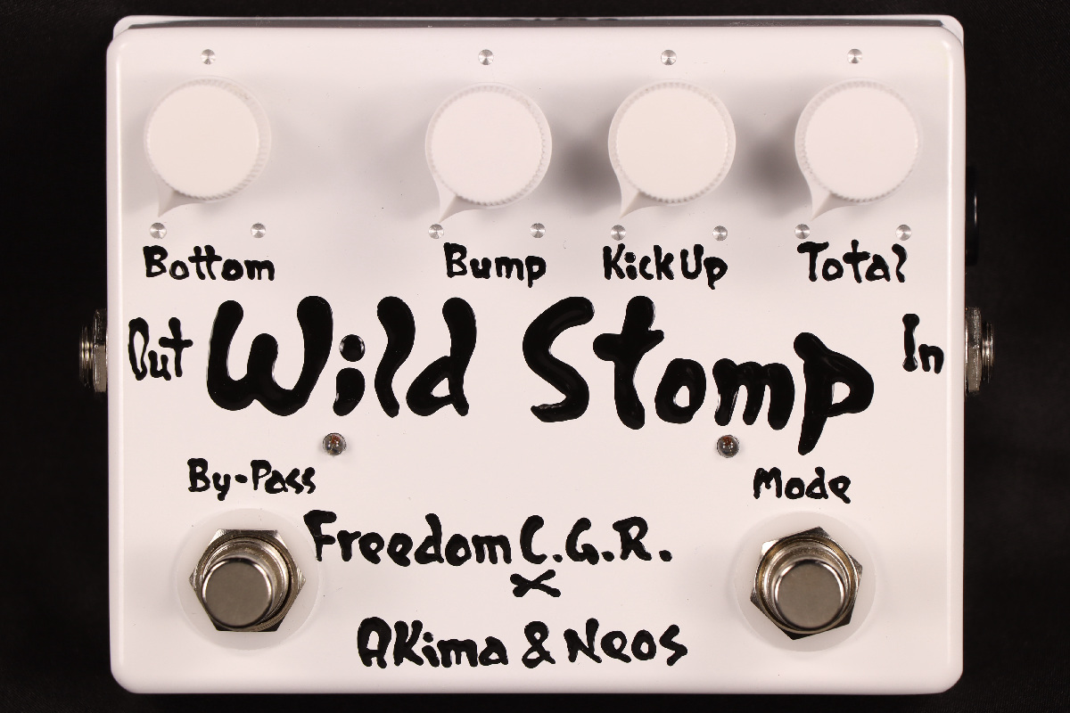 Akima & Neos / Wild Stomp White AN-EF-01 白 ベース用プリアンプ