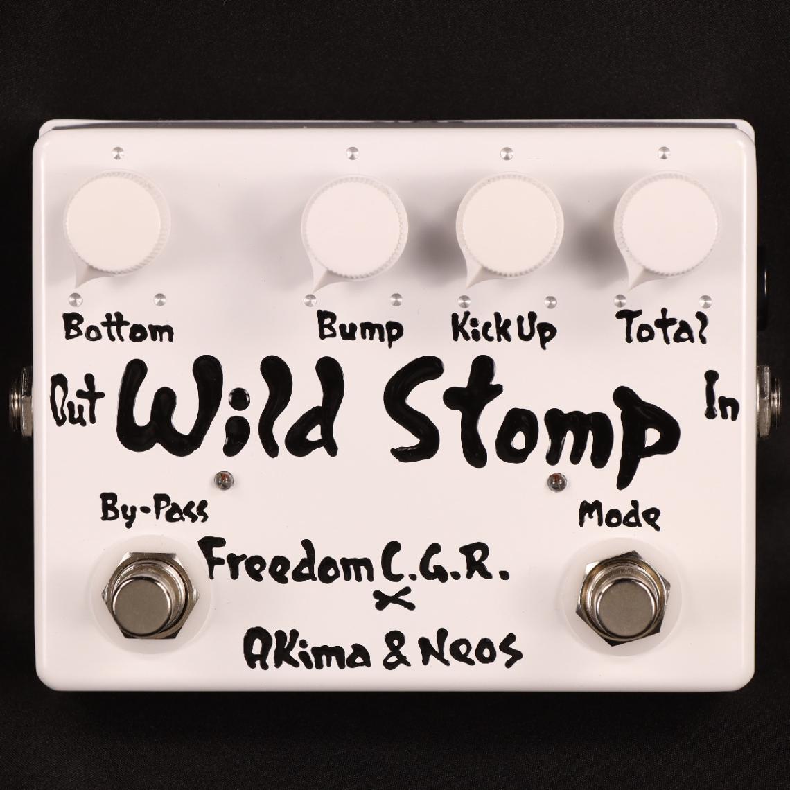 Akima & Neos / Wild Stomp White AN-EF-01 白 ベース用プリアンプ