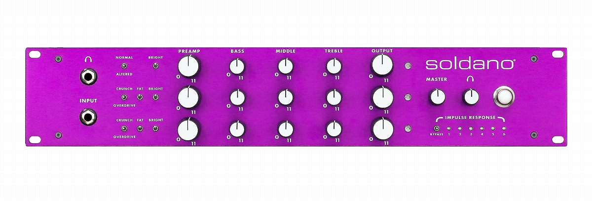 Soldano X88-IR プリアンプ Soldano X88-IR (3-Channel All-Tube Stereo Rackmount Preamp