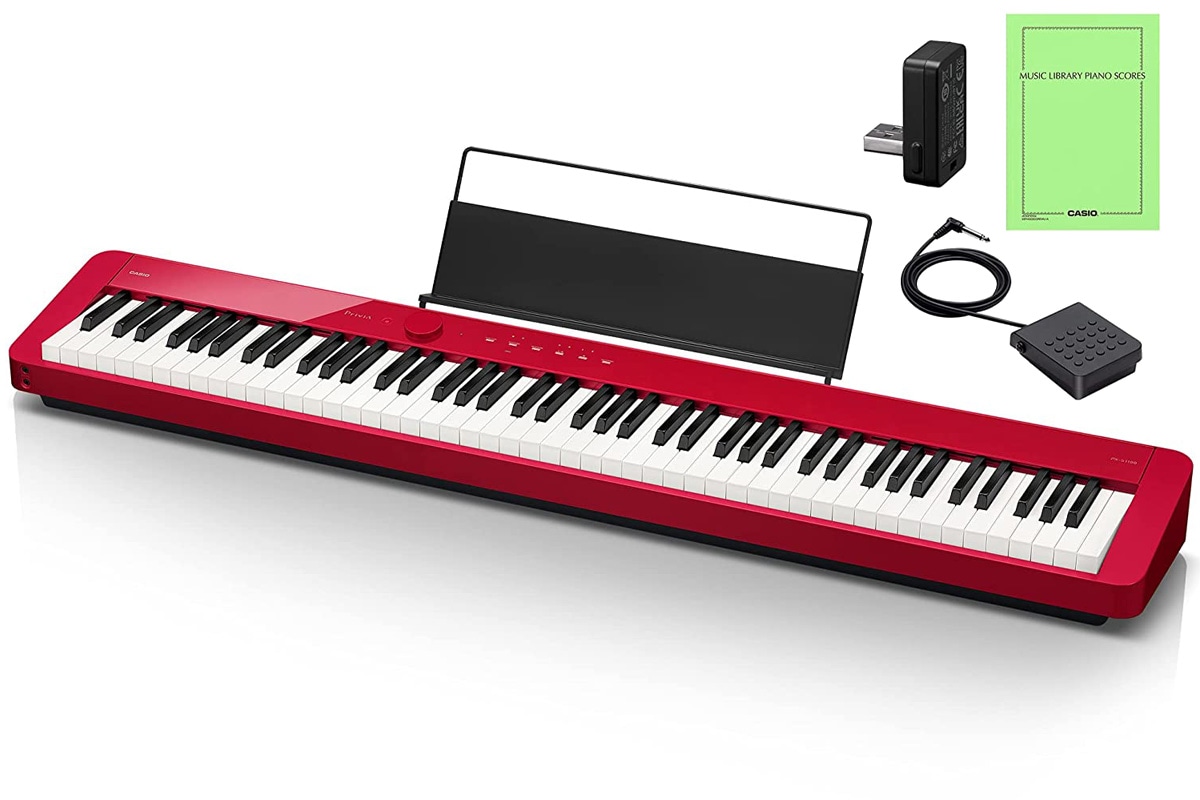 電子ピアノ　CASIO Privia PX-S1100　2023年製　赤色　美品 CASIO カシオ / PX-S1100RD (レッド) デジタルピアノ | スタイリッシュ