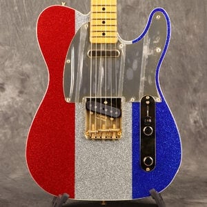 《WEBSHOPクリアランスセール》Fender / Limited Edition Buck Owens Telecaster Maple Fingerboard Red Silver and Blue Sparkle【3.54kg】[S/N MX24059250]