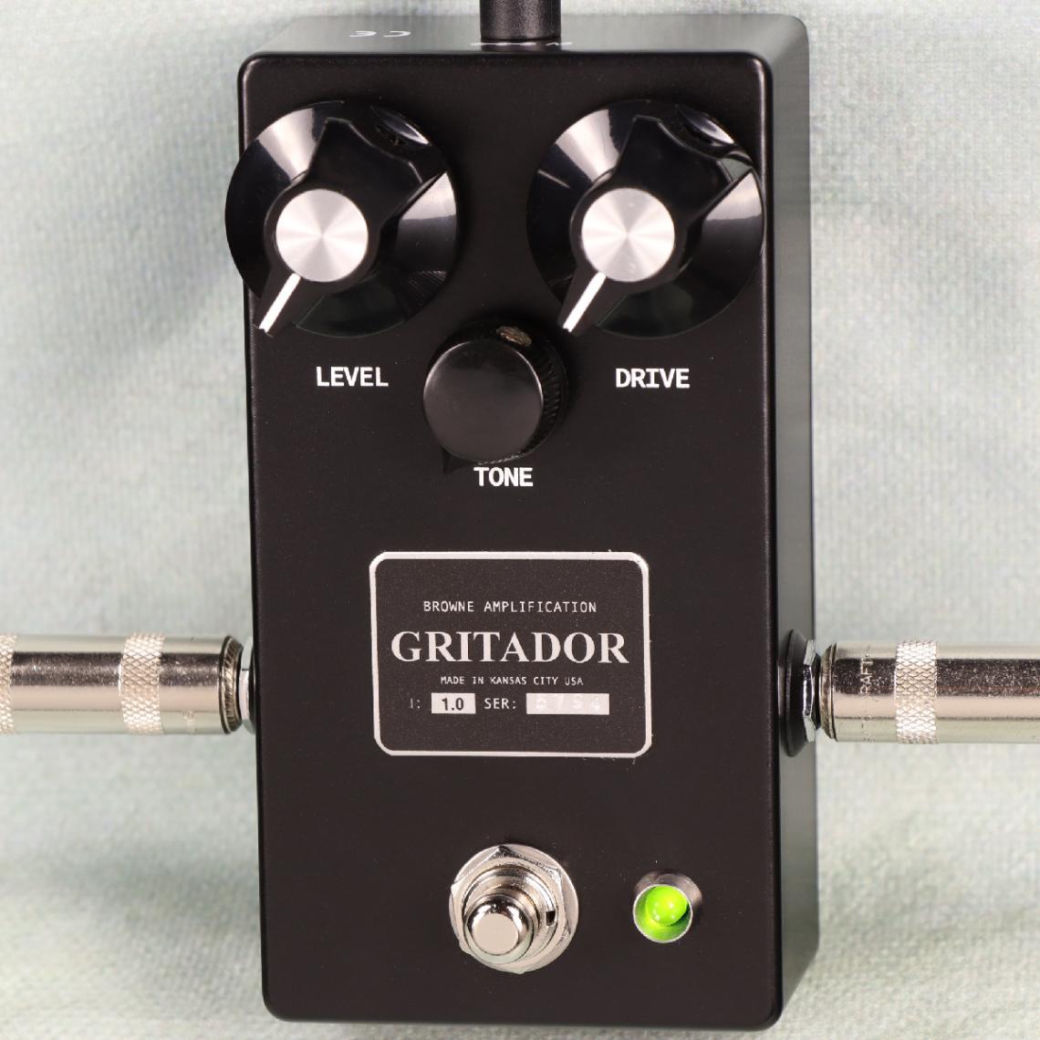 セール品》Browne Amplification / The Gritador Overdrive Black オ