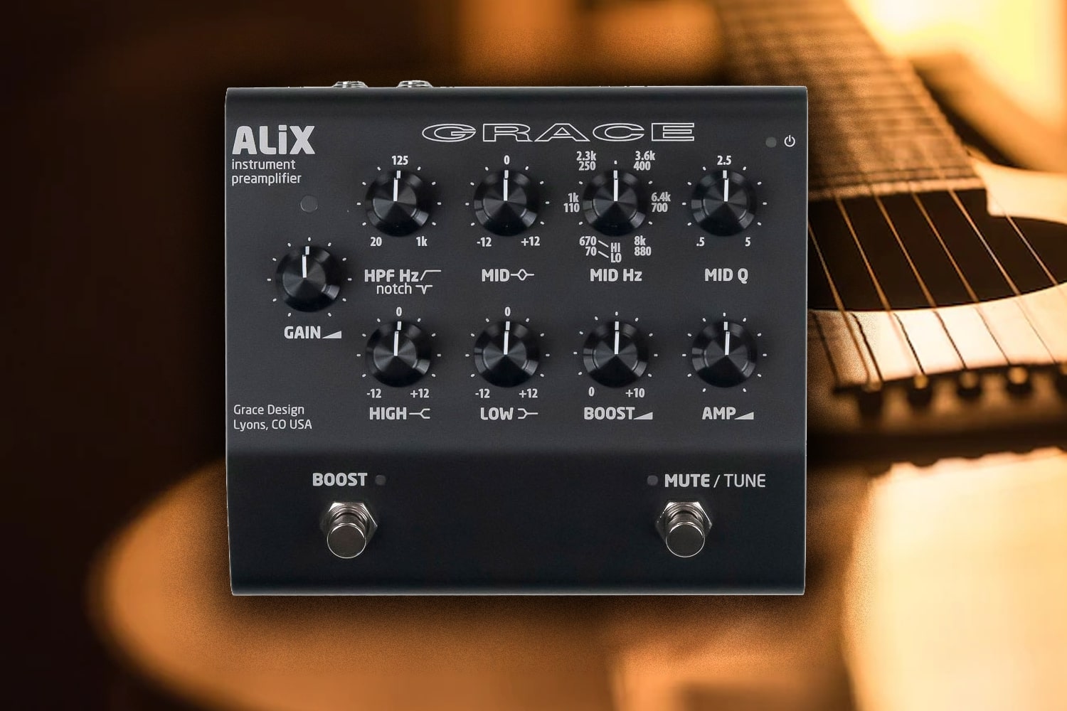 スタジオグレードの楽器用プリアンプ/EQ/DI] Grace Design / ALiX