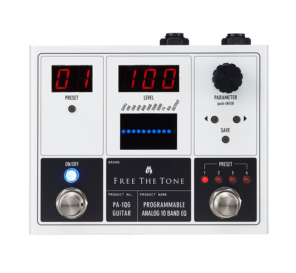 FREE THE TONE PA-1QG イコライザー FREE THE TONE / PA-1QG PROGRAMMABLE ANALOG 10 BAND EQ ギター用