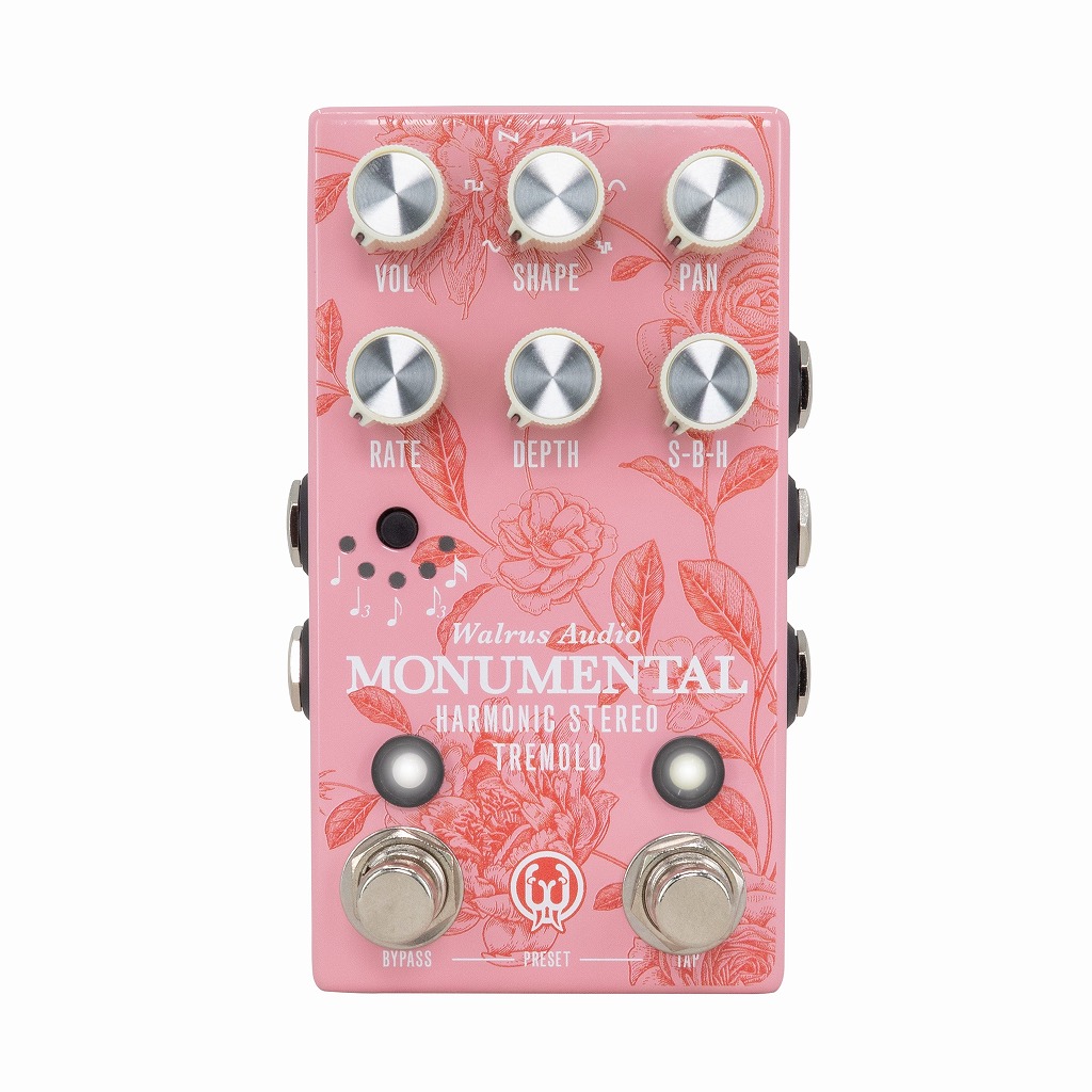 Walrus Audio / Monumental Harmonic Stereo Tremolo WAL-MONUME Black