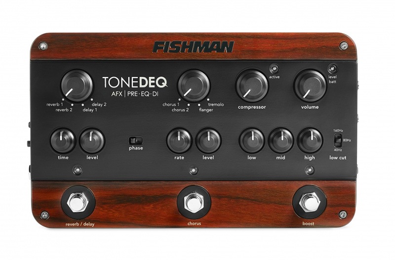 TONEDEQ FISHMAN│アコースティックギター用プリアンプ FISHMAN / ToneDEQ Preamp EQ アコースティック用 プリアンプ