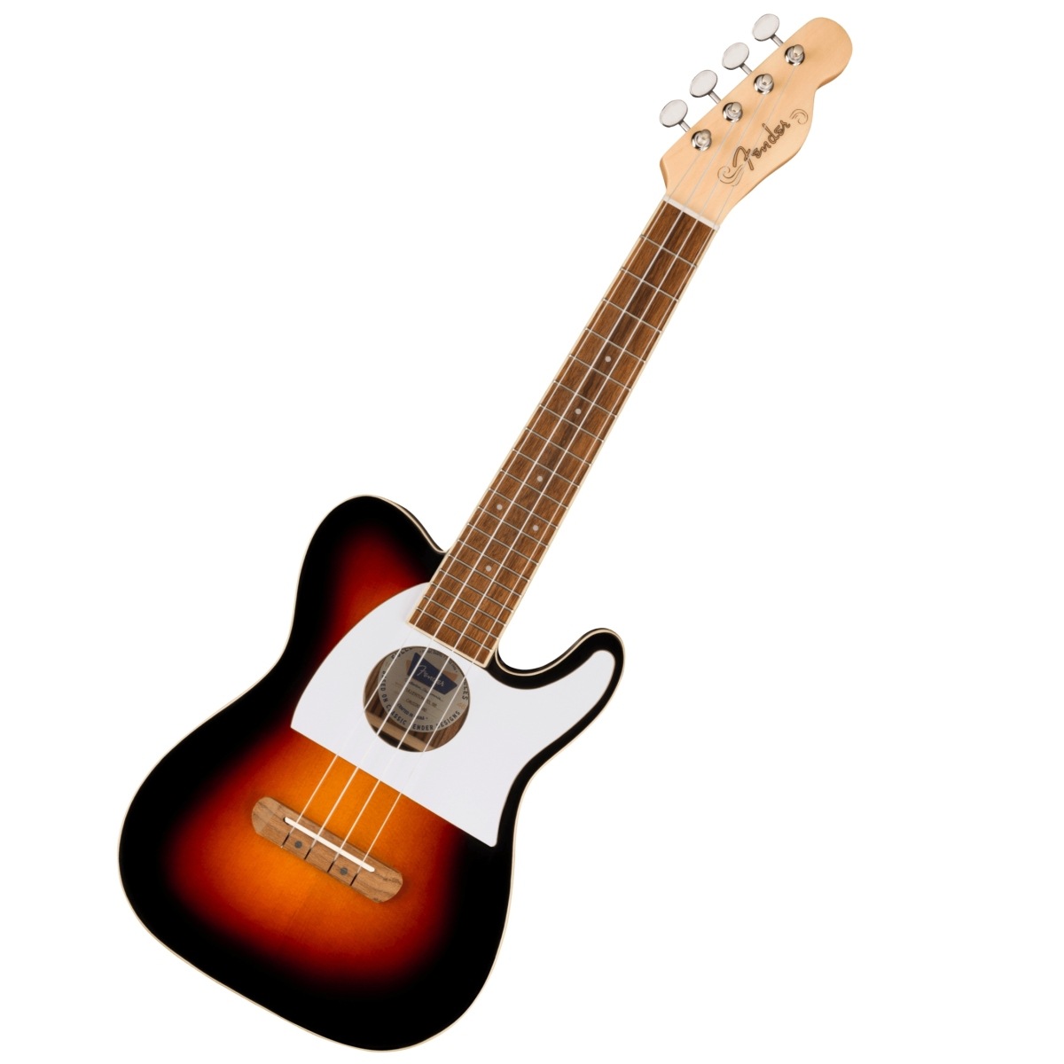 Fender / Fullerton Tele Uke Walnut Fingerboard White Pickguard 2-Color Sunburst フェンダー ウクレレ