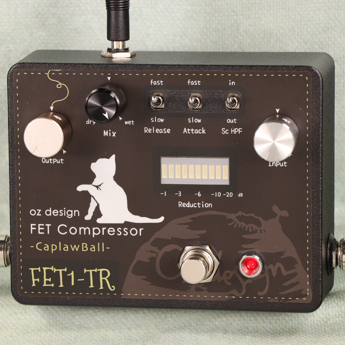 ベース oz design FET Compressor FET1-TR トランス搭載スタジオグレードコンプレッサー] oz design / FET1-TR