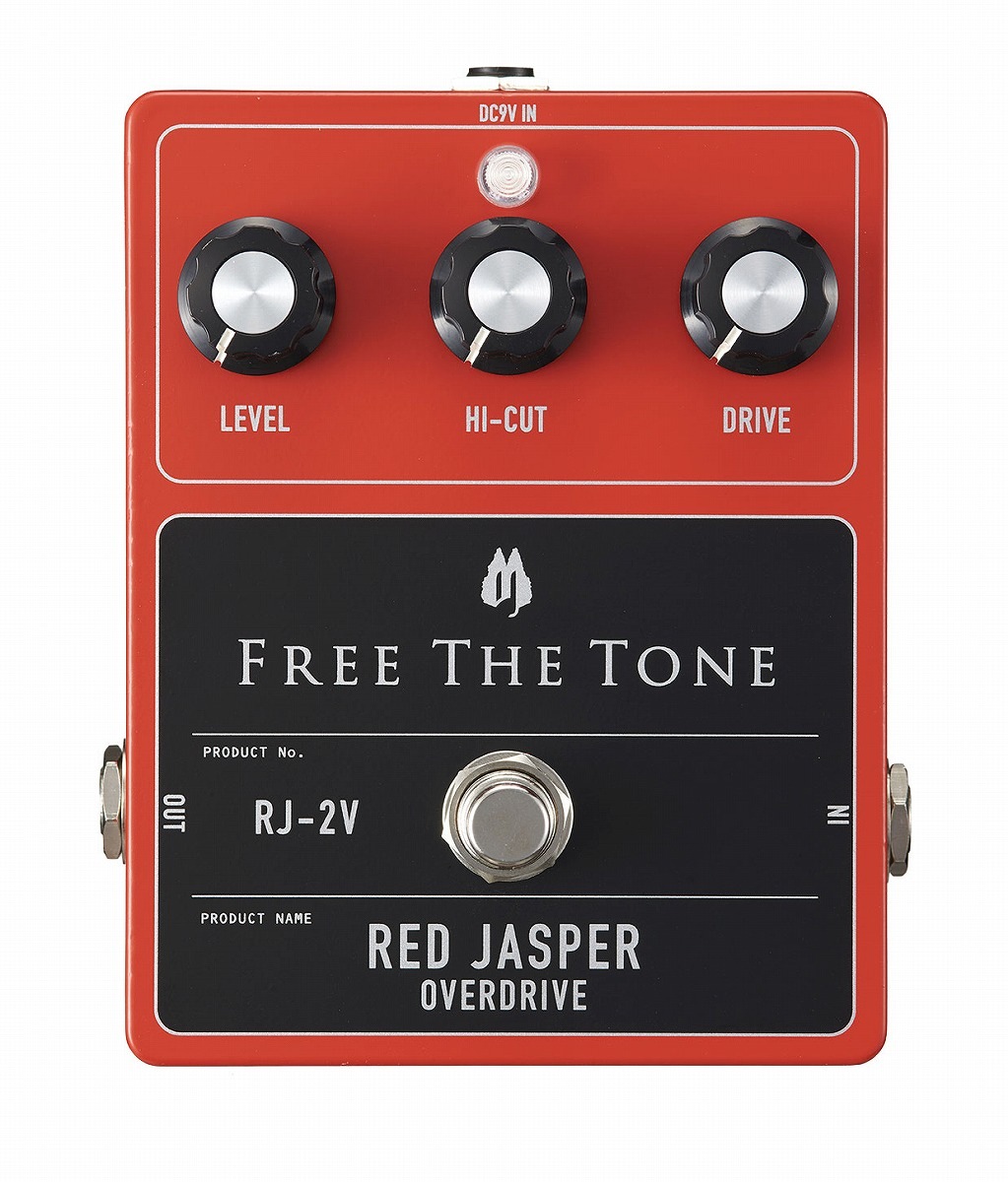 ギター OVERDRIVE RED JASPER / RJ-V2 FREE THE TONE / RED JASPER RJ-2V オーバードライブ フリーザトーン