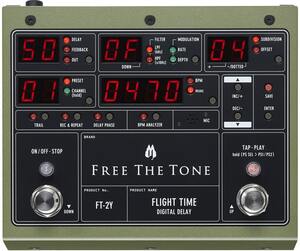 Free The Tone /  FLIGHT TIME FT-2Y DIGITAL DELAY  フリーザトーン ディレイ 日本製 Made in Japan