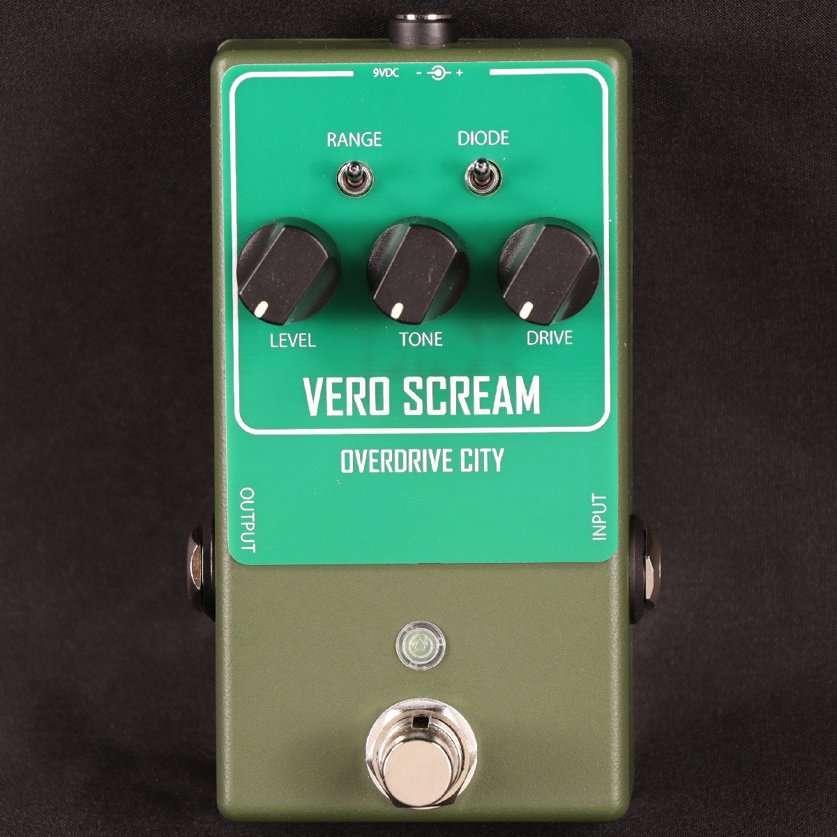 ギター VERO SCREAM OVERDRIVE VEROCITY Verocity Effects Pedals / VERO SCREAM ARMY GREEN オーバードライブ