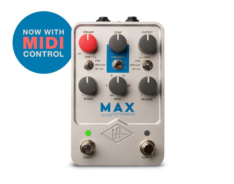UAFX MAX コンプレッサーエフェクター 往年の名機達のサウンドを1台のペダルに凝縮!] Universal Audio / UAFX