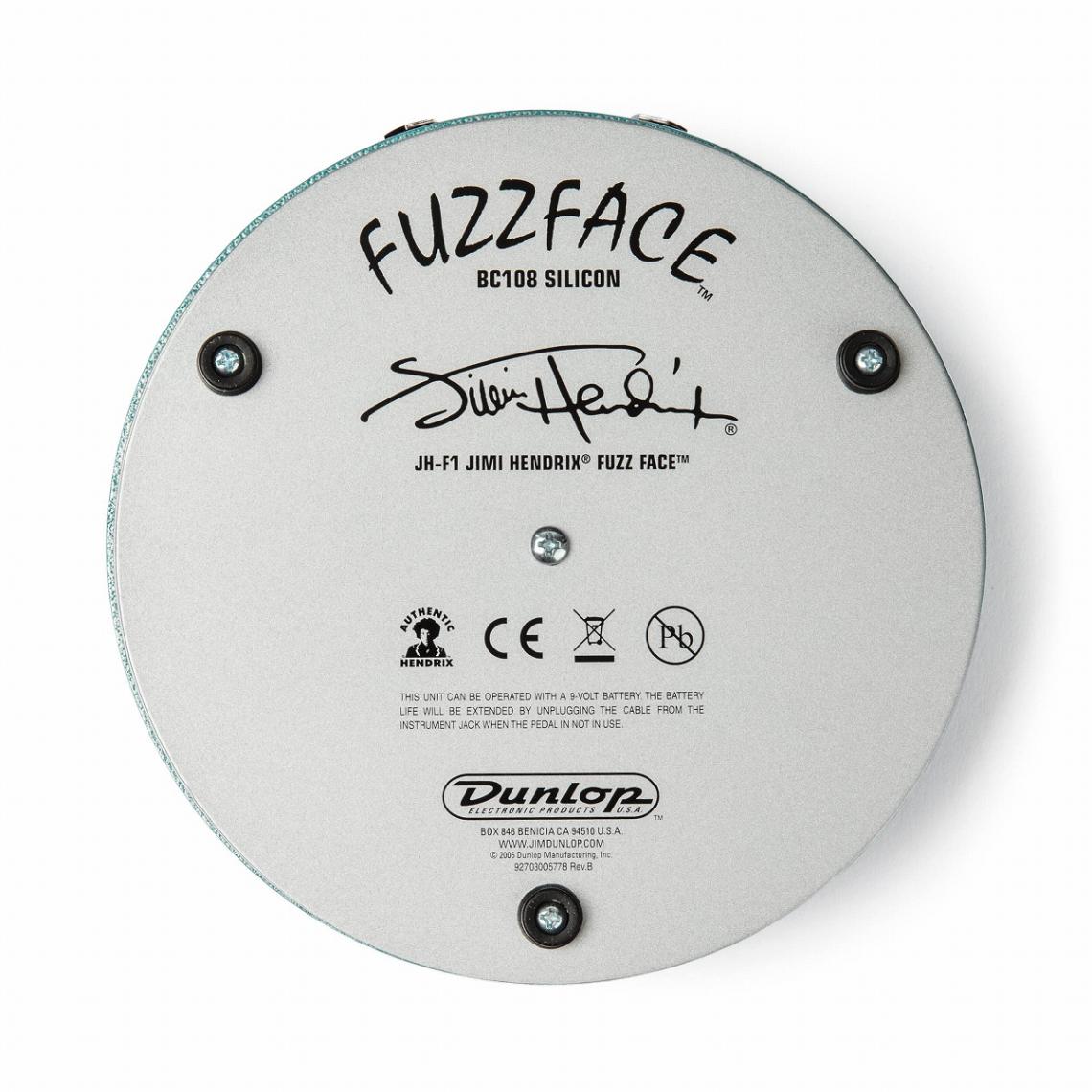 セール品》Jim Dunlop / JHF1 Jimi Hendrix Fuzz Face ジムダンロップ