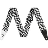 Fender / Wavy Checkerboard Polyester Strap Black/White フェンダー [ギターストラップ]