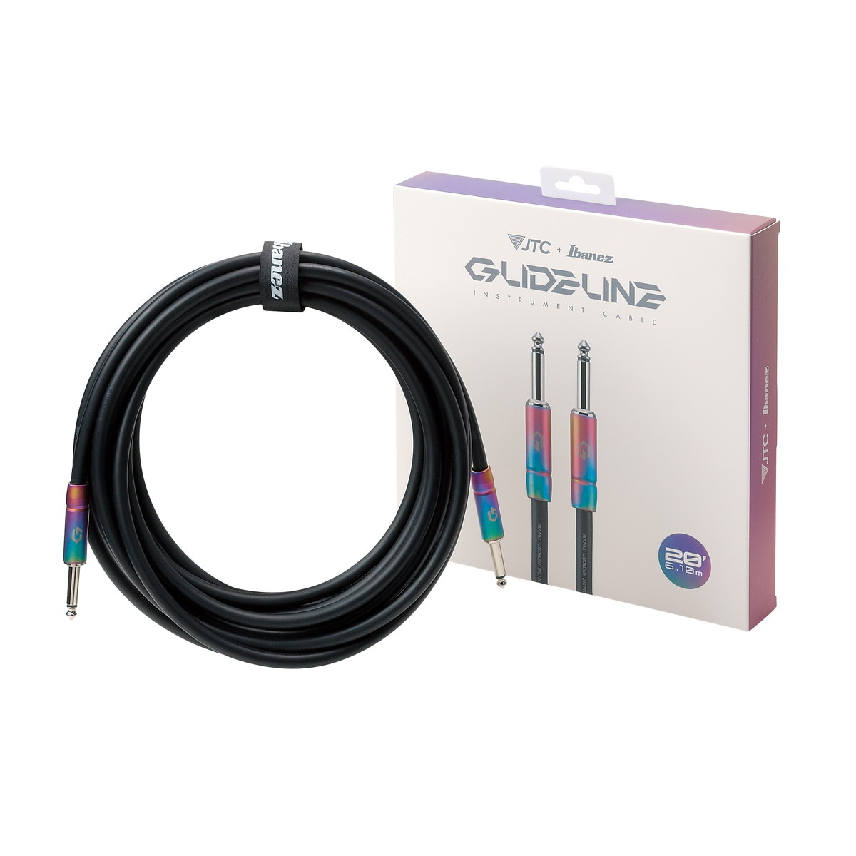 JTC + Ibanez / GL20 6.10m/20ft Glideline Instrument Cables