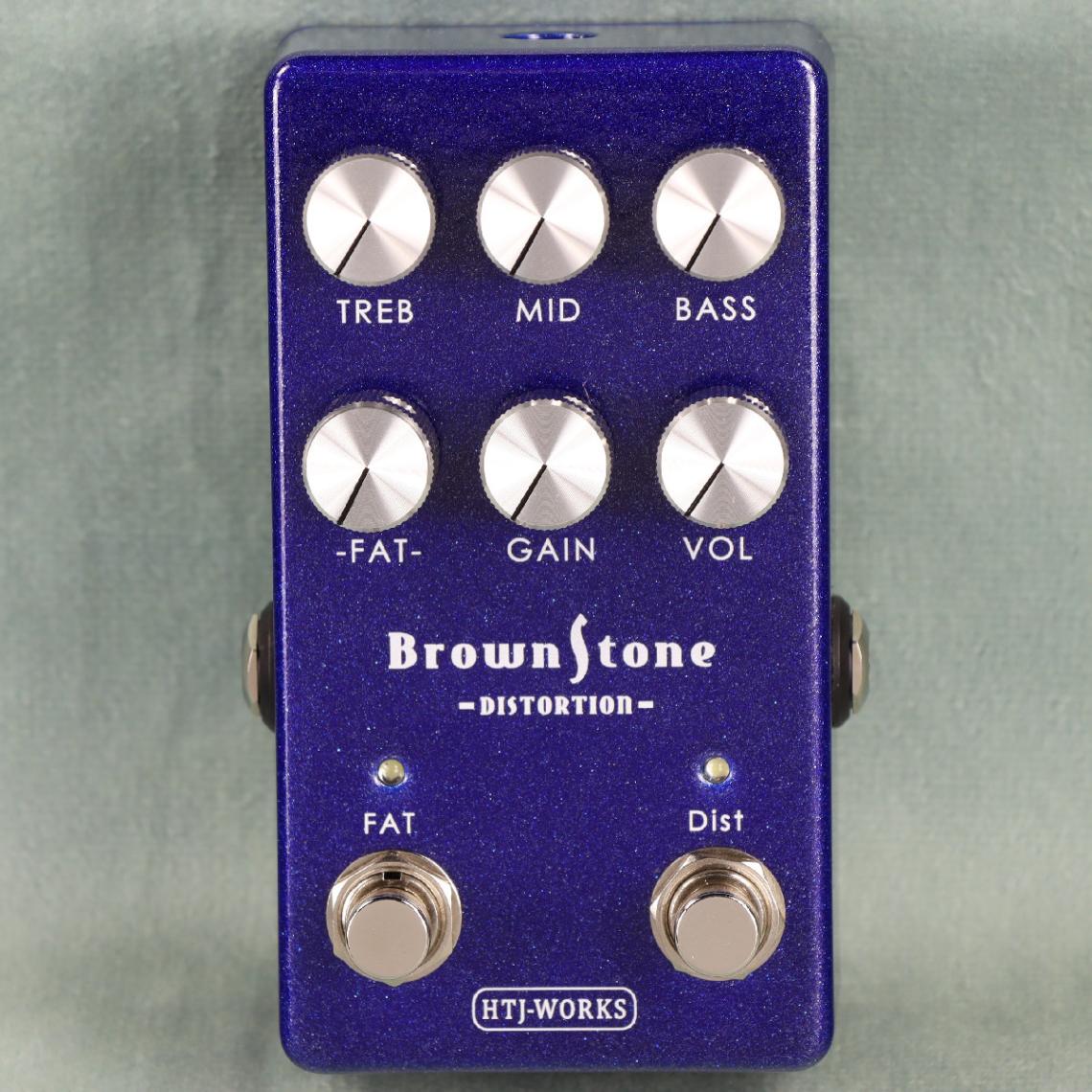 HTJ-WORKS / BrownStone Distortion Blue Metallic ディストーション