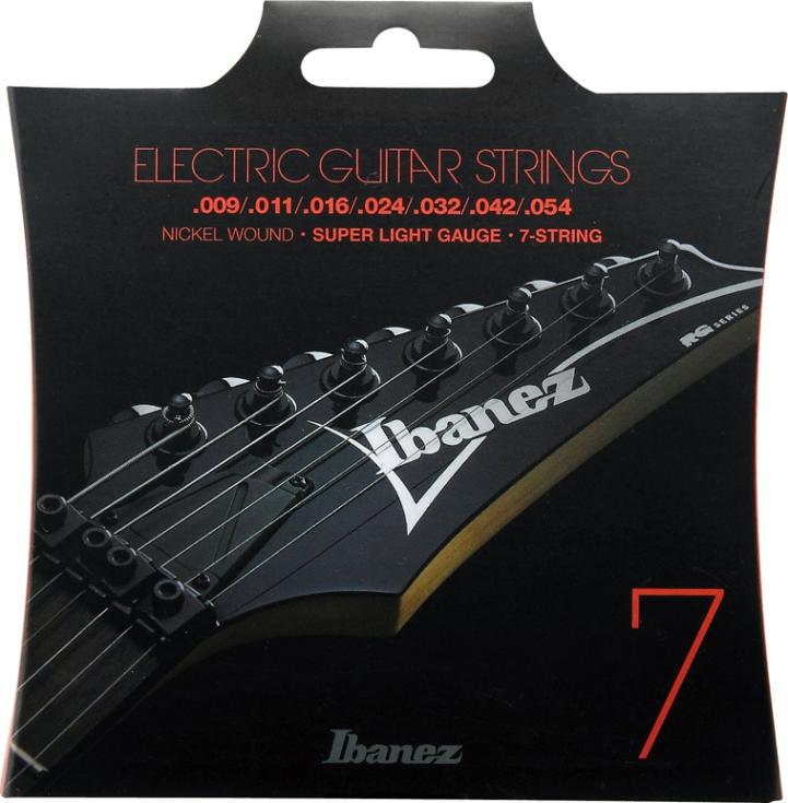 Ibanez / IEGS7 エレキギター用弦 7弦 スーパーライトゲージ エレキ