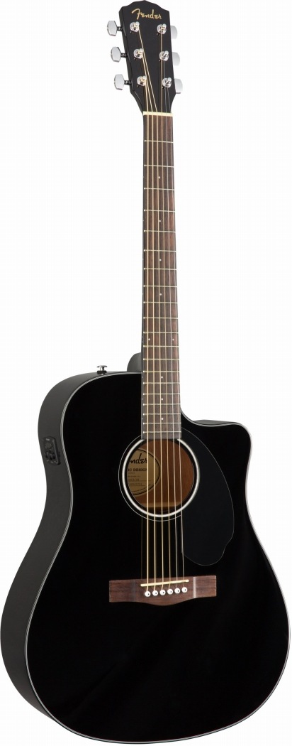 FENDER Acoustic / CD-60SCE Dreadnought Walnut Fingerboard Black