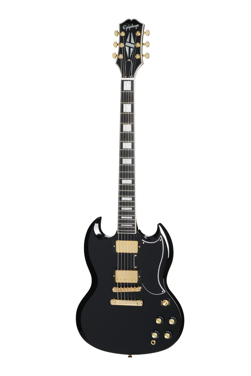 Epiphone / Inspired by Gibson SG Custom Ebony エピフォン | SG