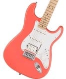 Squier by Fender / Sonic Stratocaster HSS Maple Fingerboard White Pickguard Tahitian Coral スクワイヤー エレキギターの商品ページ