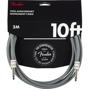 Fender / 10' Anniversary Instrument Cable Gray 10' フェンダー [約304cm]